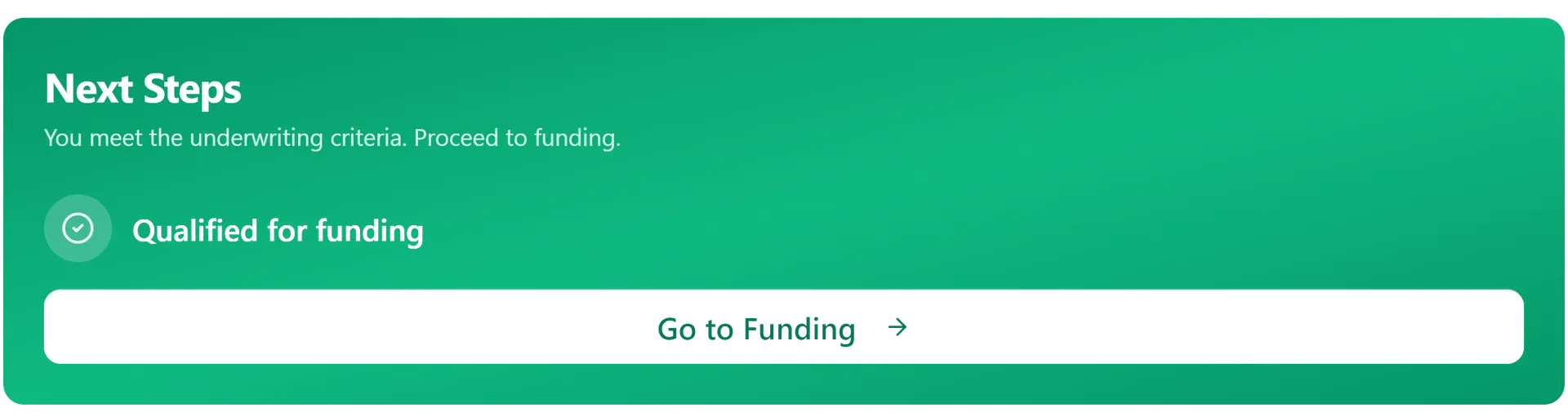 Not Positioned For Funding